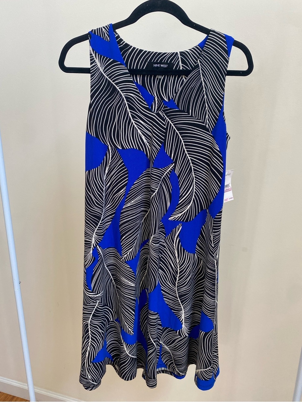 NWT Nine West beachy botanical mini dress Sz 6